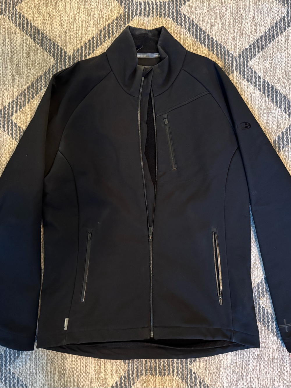 Icebreaker Men's Black Softshell Jacket